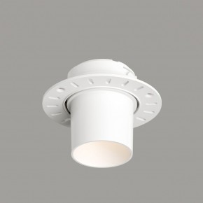 DK3057-WH Встраиваемый светильник под шпатлевку, IP20, до 15 Вт, LED, GU5,3, белый, пластик в Южноуральске - yuzhnouralsk.ok-mebel.com | фото