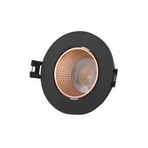 DK3061-BBR Встраиваемый светильник, IP 20, 10 Вт, GU5.3, LED, черный/бронзовый, пластик в Южноуральске - yuzhnouralsk.ok-mebel.com | фото