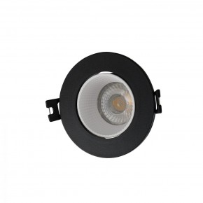 DK3061-BK+WH Встраиваемый светильник, IP 20, 10 Вт, GU5.3, LED, черный/белый, пластик в Южноуральске - yuzhnouralsk.ok-mebel.com | фото