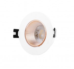 DK3061-WBR Встраиваемый светильник, IP 20, 10 Вт, GU5.3, LED, белый/бронзовый, пластик в Южноуральске - yuzhnouralsk.ok-mebel.com | фото