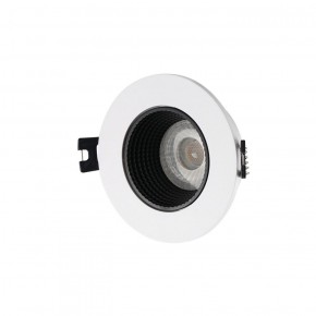 DK3061-WH+BK Встраиваемый светильник, IP 20, 10 Вт, GU5.3, LED, белый/черный, пластик в Южноуральске - yuzhnouralsk.ok-mebel.com | фото