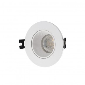 DK3061-WH Встраиваемый светильник, IP 20, 10 Вт, GU5.3, LED, белый/белый, пластик в Южноуральске - yuzhnouralsk.ok-mebel.com | фото