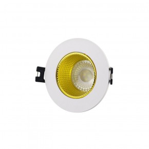 DK3061-WH+YE Встраиваемый светильник, IP 20, 10 Вт, GU5.3, LED, белый/желтый, пластик в Южноуральске - yuzhnouralsk.ok-mebel.com | фото