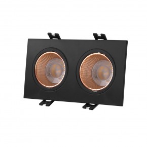 DK3072-BBR Встраиваемый светильник, IP 20, 10 Вт, GU5.3, LED, черный/бронзовый, пластик в Южноуральске - yuzhnouralsk.ok-mebel.com | фото
