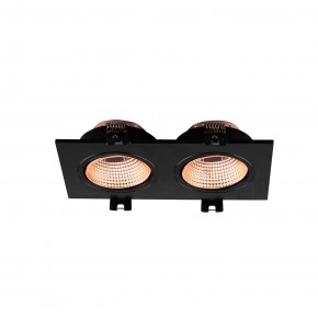 DK3072-BBR Встраиваемый светильник, IP 20, 10 Вт, GU5.3, LED, черный/бронзовый, пластик в Южноуральске - yuzhnouralsk.ok-mebel.com | фото 2