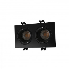 DK3072-BK Встраиваемый светильник, IP 20, 10 Вт, GU5.3, LED, черный/черный, пластик в Южноуральске - yuzhnouralsk.ok-mebel.com | фото