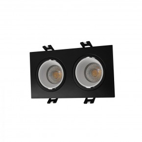 DK3072-BK+WH Встраиваемый светильник, IP 20, 10 Вт, GU5.3, LED, черный/белый, пластик в Южноуральске - yuzhnouralsk.ok-mebel.com | фото