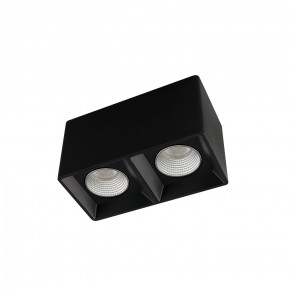 DK3085-BK+CH Светильник накладной IP 20, 10 Вт, GU5.3, LED, черный/хром, пластик в Южноуральске - yuzhnouralsk.ok-mebel.com | фото