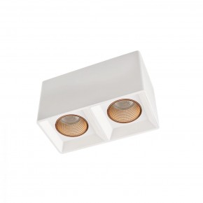 DK3085-WH+BR Светильник накладной IP 20, 10 Вт, GU5.3, LED, белый/бронзовый, пластик в Южноуральске - yuzhnouralsk.ok-mebel.com | фото