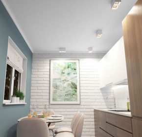 DK3085-WH+BR Светильник накладной IP 20, 10 Вт, GU5.3, LED, белый/бронзовый, пластик в Южноуральске - yuzhnouralsk.ok-mebel.com | фото 2