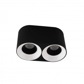 DK3096-BW+BK Светильник накладной IP 20, 10 Вт, GU5.3, LED, черно-белый/черный, пластик в Южноуральске - yuzhnouralsk.ok-mebel.com | фото