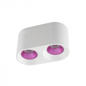 DK3096-WH+PI Светильник накладной IP 20, 10 Вт, GU5.3, LED, белый/розовый, пластик в Южноуральске - yuzhnouralsk.ok-mebel.com | фото