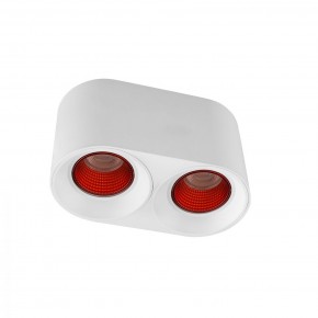 DK3096-WH+RD Светильник накладной IP 20, 10 Вт, GU5.3, LED, белый/красный, пластик в Южноуральске - yuzhnouralsk.ok-mebel.com | фото