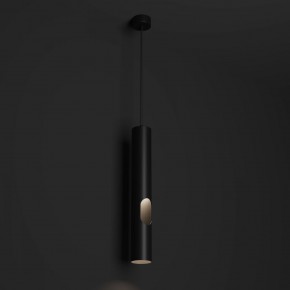 DK4045-BK Подвесной светильник, с декоративным вырезом, IP 20, до 15 Вт, LED, GU10, черный, алюминий в Южноуральске - yuzhnouralsk.ok-mebel.com | фото 2