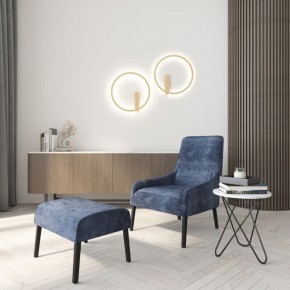 DK5035-SG Бра ROUND со светодиодом, IP20, 24W, 3000/4000/6500K, матовое золото, алюминий в Южноуральске - yuzhnouralsk.ok-mebel.com | фото 7