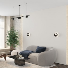 DK5060-BK Бра ORBIT, IP20, 3000К, LED, 10 Вт, черный матовый, алюминий в Южноуральске - yuzhnouralsk.ok-mebel.com | фото 5