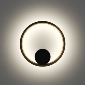 DK5060-BK+SG Бра ORBIT, IP20, 3000К, LED, 10 Вт, черный + сатинированное золото, алюминий в Южноуральске - yuzhnouralsk.ok-mebel.com | фото 4