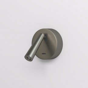 DK5072-DN Бра SHINE WALL со светодиодом, D104*H68, IP20, 3000К, 3W, RA?90, темный никель, алюминий в Южноуральске - yuzhnouralsk.ok-mebel.com | фото 2