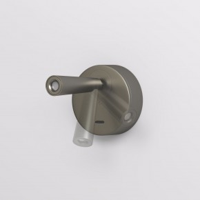 DK5072-DN Бра SHINE WALL со светодиодом, D104*H68, IP20, 3000К, 3W, RA?90, темный никель, алюминий в Южноуральске - yuzhnouralsk.ok-mebel.com | фото 3