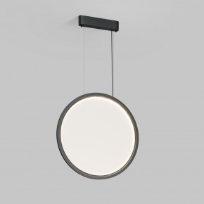 DK6606-BK Подвесной вертикальный светильник Veil со светодиодом H1700 d600 220V 48W 3000-6000K IP20 черный алюминий в Южноуральске - yuzhnouralsk.ok-mebel.com | фото 3