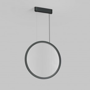 DK6606-BK Подвесной вертикальный светильник Veil со светодиодом H1700 d600 220V 48W 3000-6000K IP20 черный алюминий в Южноуральске - yuzhnouralsk.ok-mebel.com | фото 4