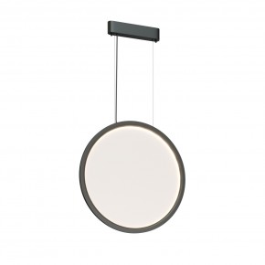 DK6606-BK Подвесной вертикальный светильник Veil со светодиодом H1700 d600 220V 48W 3000-6000K IP20 черный алюминий в Южноуральске - yuzhnouralsk.ok-mebel.com | фото 5