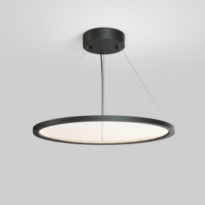 DK6616-BK Подвесной горизонтальный светильник Veil со светодиодом H900 d600 220V 48W 3000-6000K IP20 черный алюминий в Южноуральске - yuzhnouralsk.ok-mebel.com | фото