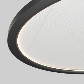 DK6616-BK Подвесной горизонтальный светильник Veil со светодиодом H900 d600 220V 48W 3000-6000K IP20 черный алюминий в Южноуральске - yuzhnouralsk.ok-mebel.com | фото 3