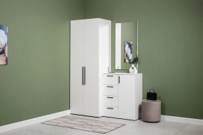 ЭЙР прихожая (модульная) Белый Шагрень в Южноуральске - yuzhnouralsk.ok-mebel.com | фото 3