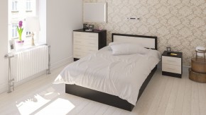 Фиеста Кровать 1200, цвет венге/дуб лоредо, ШхГхВ 123,5х203,5х80 см., сп.м. 1200х2000 мм., без матраса, основание есть в Южноуральске - yuzhnouralsk.ok-mebel.com | фото 5