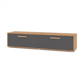 ФЛОРИДА Ф31 Тумба ТВ (дуб золотой/графит) в Южноуральске - yuzhnouralsk.ok-mebel.com | фото