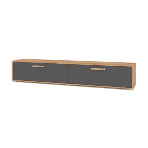 ФЛОРИДА Ф32 Тумба ТВ (дуб золотой/графит) в Южноуральске - yuzhnouralsk.ok-mebel.com | фото