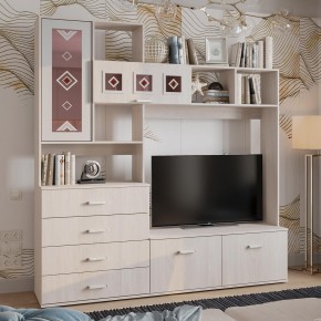 Гостиная Белла (модульная) ясень белый в Южноуральске - yuzhnouralsk.ok-mebel.com | фото 15