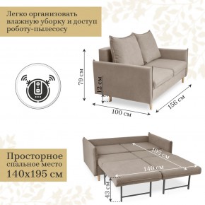 Диван-кровать 333 в Южноуральске - yuzhnouralsk.ok-mebel.com | фото 3