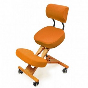 Коленный стул со спинкой Smartstool KW02В + Чехлы в Южноуральске - yuzhnouralsk.ok-mebel.com | фото 4