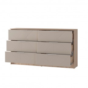 Комод Эмилия КМ-04 (Дуб смоки/Айриш (MF03)) в Южноуральске - yuzhnouralsk.ok-mebel.com | фото 2