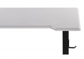 Компьютерный стол Маркос с механизмом подъема 120х75х75 белая шагрень / черный в Южноуральске - yuzhnouralsk.ok-mebel.com | фото 8