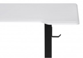 Компьютерный стол Маркос с механизмом подъема 140х80х75 белая шагрень / черный в Южноуральске - yuzhnouralsk.ok-mebel.com | фото 6