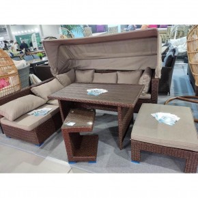 Комплект мебели с диваном AFM-320B-T320 Brown в Южноуральске - yuzhnouralsk.ok-mebel.com | фото 2