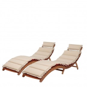 Комплект шезлонги и столик AFM-803A-T133 Beige (2+1) в Южноуральске - yuzhnouralsk.ok-mebel.com | фото 2