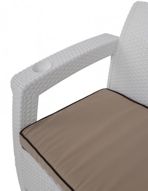 Комплект уличной мебели Yalta Premium Terrace Set (Ялта) белый (+подушки под спину) в Южноуральске - yuzhnouralsk.ok-mebel.com | фото 5