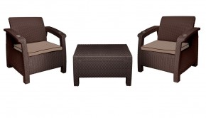 Комплект уличной мебели Yalta Premium Terrace Set (Ялта) шоколадый (+подушки под спину) в Южноуральске - yuzhnouralsk.ok-mebel.com | фото 8