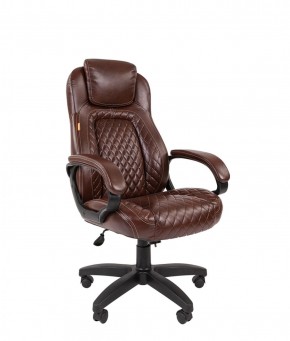 Кресло для руководителя  CHAIRMAN 432 (Экокожа коричневая) в Южноуральске - yuzhnouralsk.ok-mebel.com | фото 1