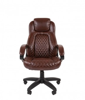 Кресло для руководителя  CHAIRMAN 432 (Экокожа коричневая) в Южноуральске - yuzhnouralsk.ok-mebel.com | фото 2