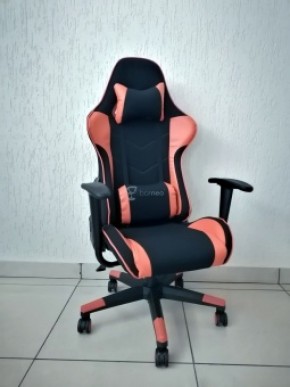 Кресло геймерское Barneo K-50 (черная сетка оранжевые вставки) в Южноуральске - yuzhnouralsk.ok-mebel.com | фото