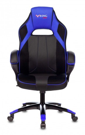 Кресло игровое Бюрократ VIKING 2 AERO BLUE черный/синий в Южноуральске - yuzhnouralsk.ok-mebel.com | фото 2