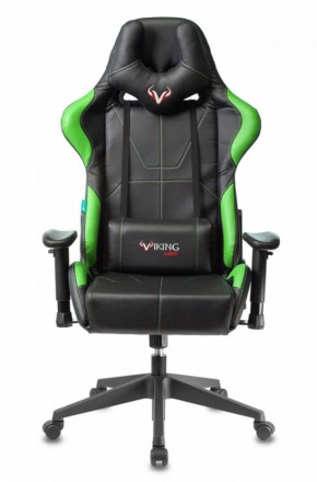 Кресло игровое Бюрократ VIKING 5 AERO LGREEN черный/салатовый в Южноуральске - yuzhnouralsk.ok-mebel.com | фото 2