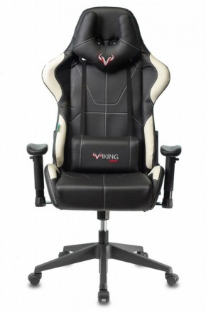 Кресло игровое Бюрократ VIKING 5 AERO WHITE черный/белый в Южноуральске - yuzhnouralsk.ok-mebel.com | фото 3