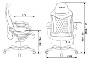 Кресло игровое Бюрократ VIKING 6 KNIGHT B FABRIC черный в Южноуральске - yuzhnouralsk.ok-mebel.com | фото 4