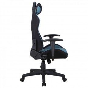 Кресло компьютерное BRABIX "GT Racer GM-100" (черное/голубое) 531818 в Южноуральске - yuzhnouralsk.ok-mebel.com | фото 3